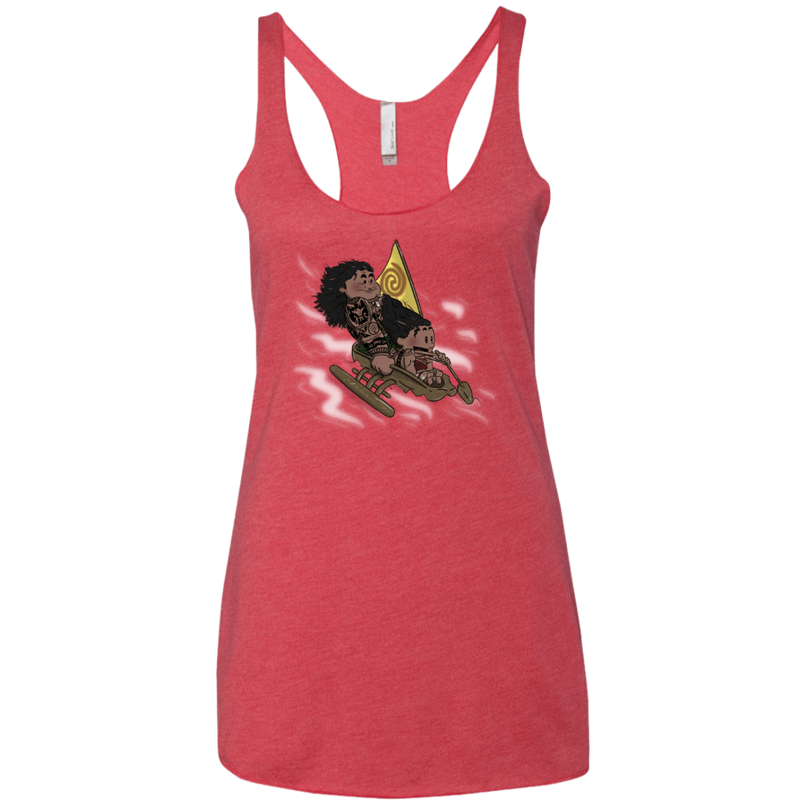 T-Shirts Vintage Red / X-Small Cross to The Ocean Women's Triblend Racerback Tank