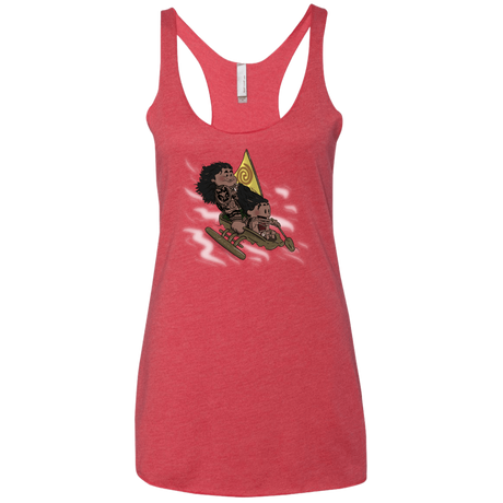 T-Shirts Vintage Red / X-Small Cross to The Ocean Women's Triblend Racerback Tank