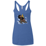 T-Shirts Vintage Royal / X-Small Cross to The Ocean Women's Triblend Racerback Tank