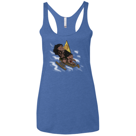 T-Shirts Vintage Royal / X-Small Cross to The Ocean Women's Triblend Racerback Tank