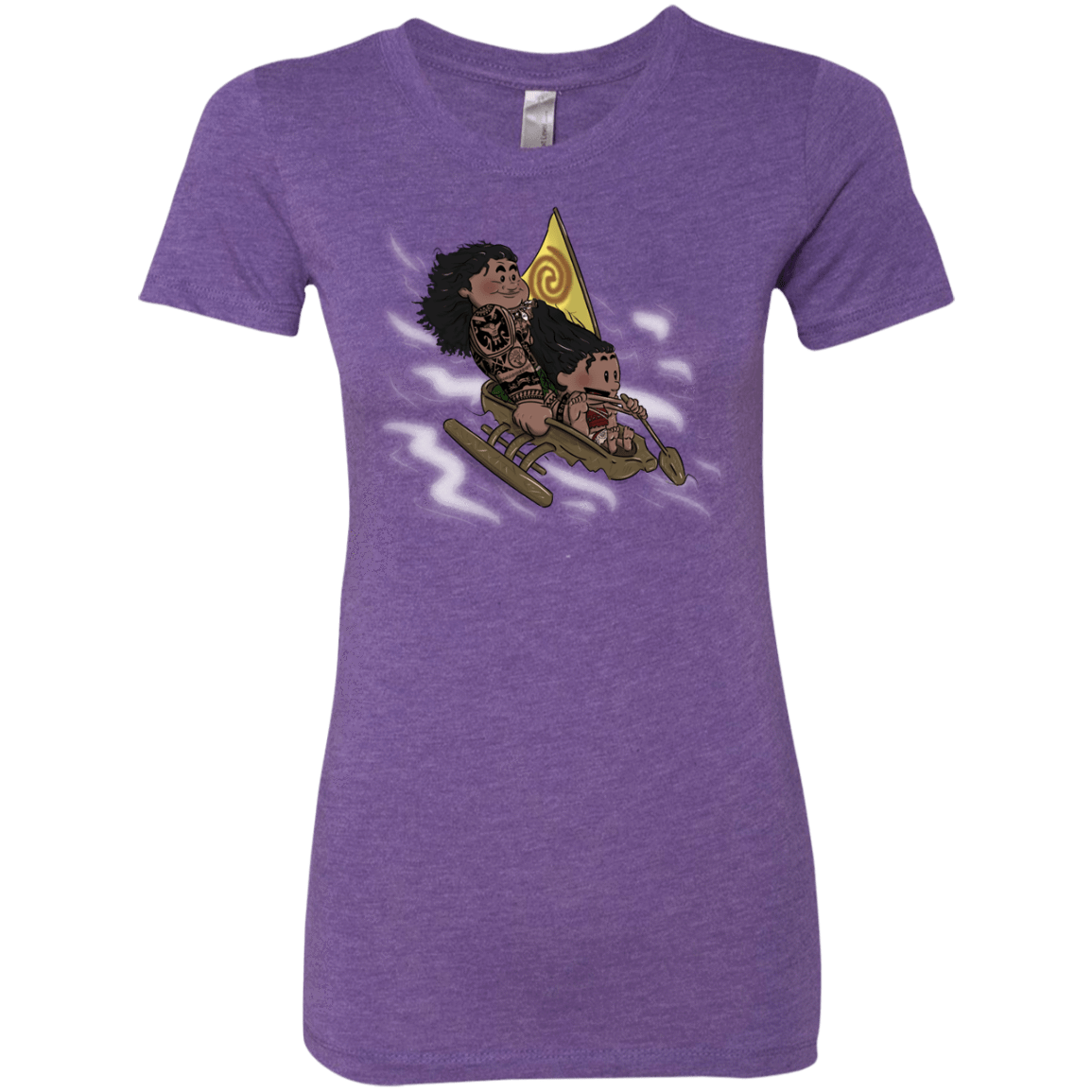 T-Shirts Purple Rush / S Cross to The Ocean Women's Triblend T-Shirt