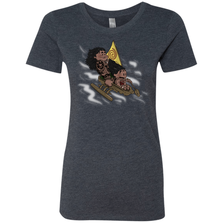 T-Shirts Vintage Navy / S Cross to The Ocean Women's Triblend T-Shirt