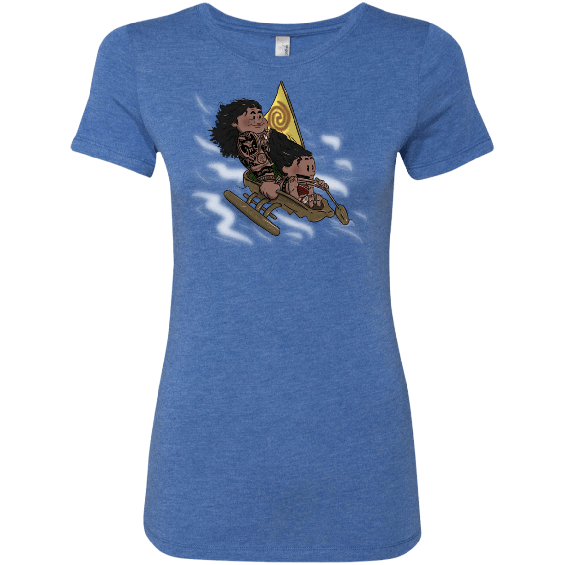 T-Shirts Vintage Royal / S Cross to The Ocean Women's Triblend T-Shirt