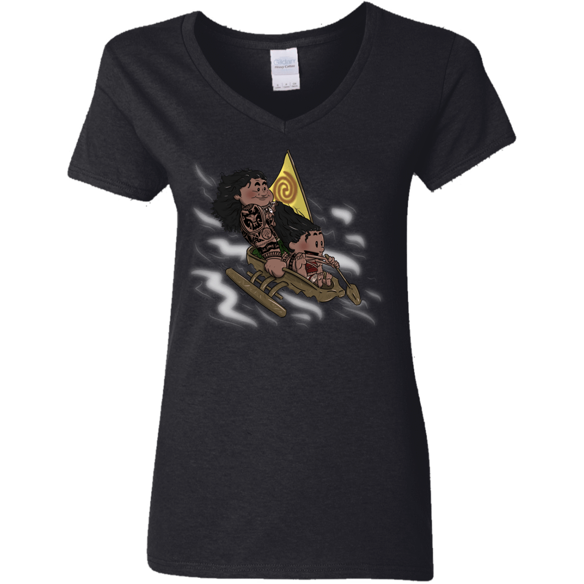 T-Shirts Black / S Cross to The Ocean Women's V-Neck T-Shirt