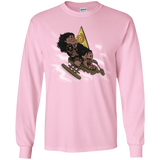 T-Shirts Light Pink / YS Cross to The Ocean Youth Long Sleeve T-Shirt