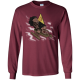 T-Shirts Maroon / YS Cross to The Ocean Youth Long Sleeve T-Shirt