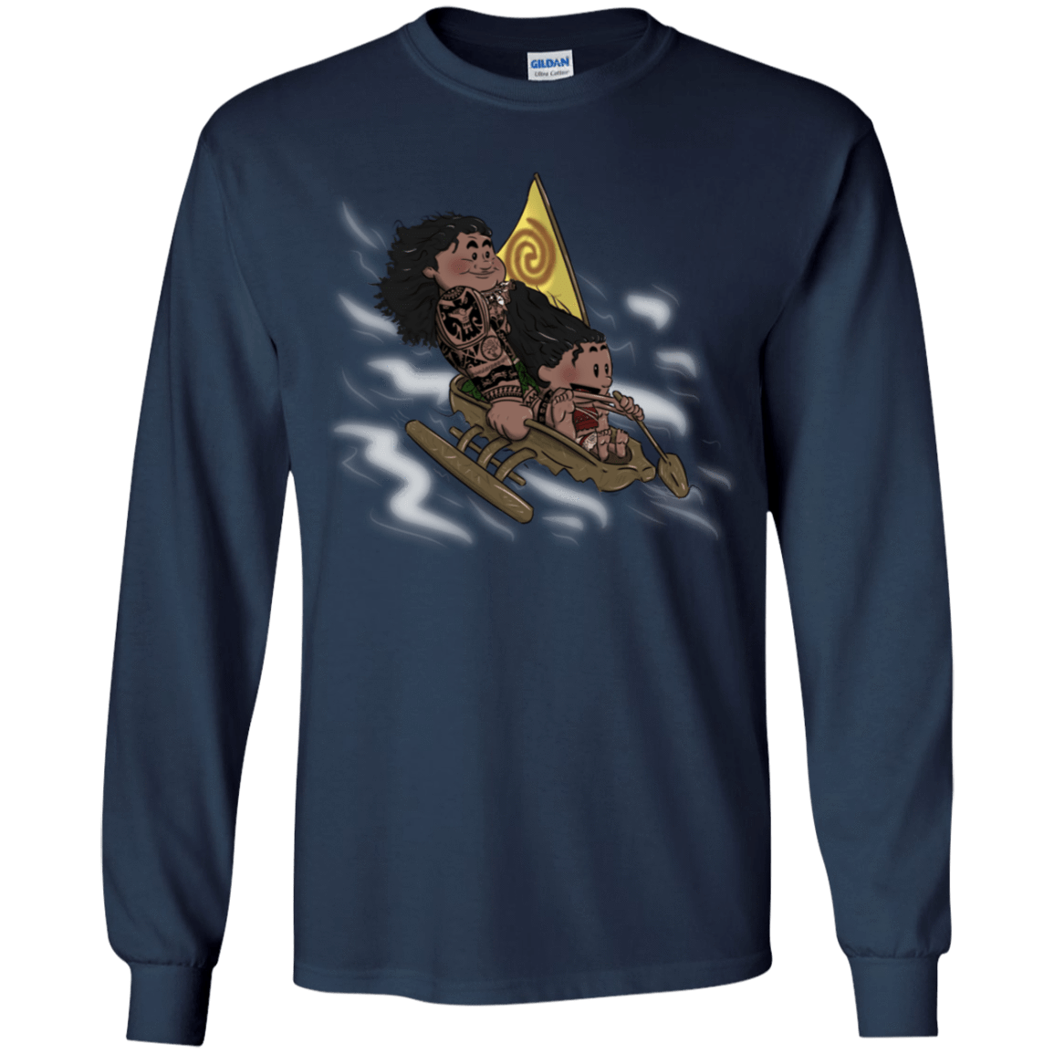 T-Shirts Navy / YS Cross to The Ocean Youth Long Sleeve T-Shirt