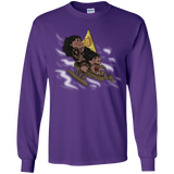 T-Shirts Purple / YS Cross to The Ocean Youth Long Sleeve T-Shirt
