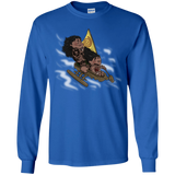 T-Shirts Royal / YS Cross to The Ocean Youth Long Sleeve T-Shirt