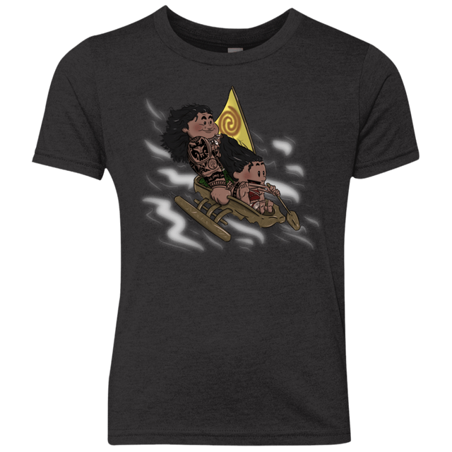 T-Shirts Vintage Black / YXS Cross to The Ocean Youth Triblend T-Shirt