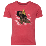 T-Shirts Vintage Red / YXS Cross to The Ocean Youth Triblend T-Shirt