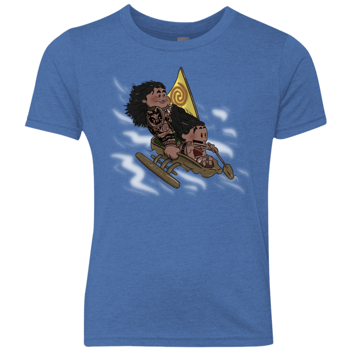 T-Shirts Vintage Royal / YXS Cross to The Ocean Youth Triblend T-Shirt