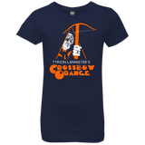 T-Shirts Midnight Navy / YXS Crossbow Orange Girls Premium T-Shirt