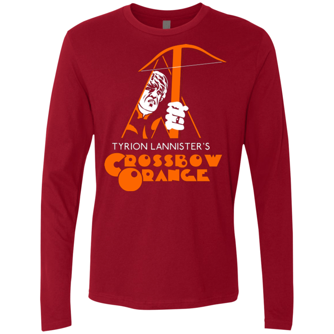 T-Shirts Cardinal / Small Crossbow Orange Men's Premium Long Sleeve
