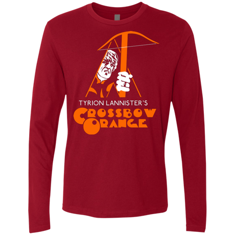 T-Shirts Cardinal / Small Crossbow Orange Men's Premium Long Sleeve