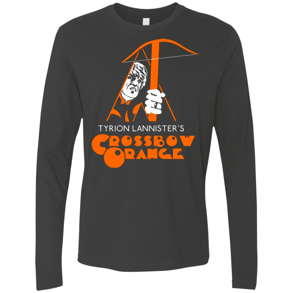 T-Shirts Heavy Metal / Small Crossbow Orange Men's Premium Long Sleeve