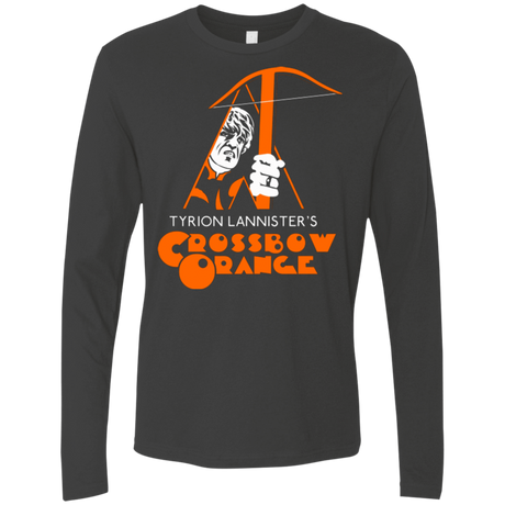 T-Shirts Heavy Metal / Small Crossbow Orange Men's Premium Long Sleeve