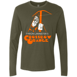 T-Shirts Military Green / Small Crossbow Orange Men's Premium Long Sleeve