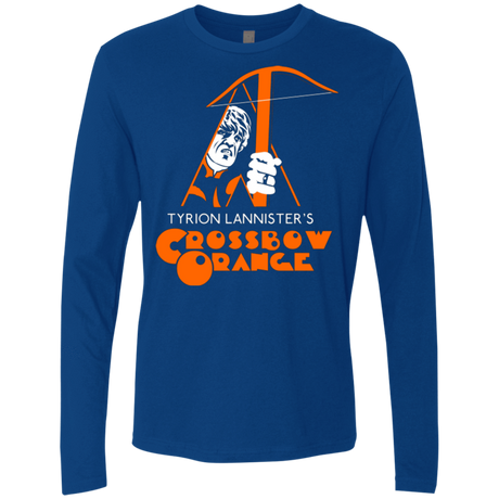 T-Shirts Royal / Small Crossbow Orange Men's Premium Long Sleeve
