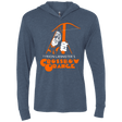 T-Shirts Indigo / X-Small Crossbow Orange Triblend Long Sleeve Hoodie Tee