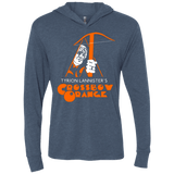 T-Shirts Indigo / X-Small Crossbow Orange Triblend Long Sleeve Hoodie Tee