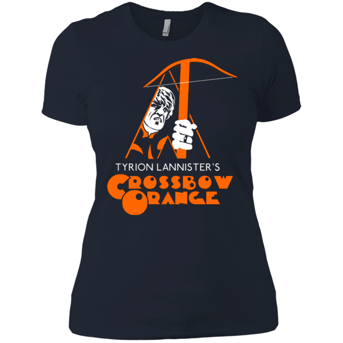 T-Shirts Midnight Navy / X-Small Crossbow Orange Women's Premium T-Shirt