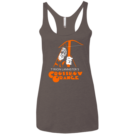 T-Shirts Macchiato / X-Small Crossbow Orange Women's Triblend Racerback Tank