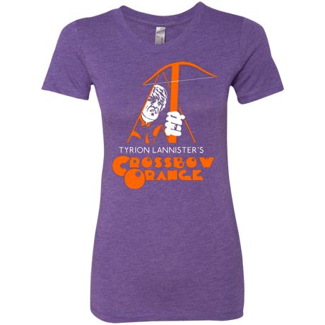 T-Shirts Purple Rush / Small Crossbow Orange Women's Triblend T-Shirt