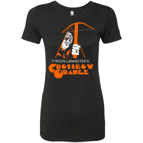 T-Shirts Vintage Black / Small Crossbow Orange Women's Triblend T-Shirt