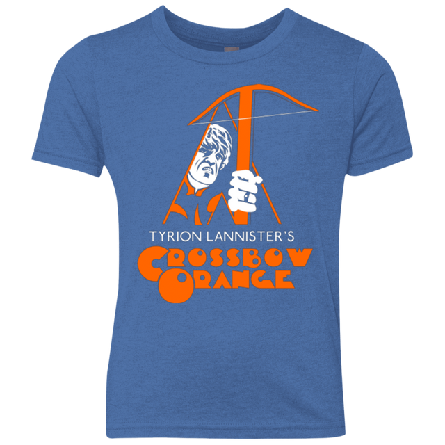 T-Shirts Vintage Royal / YXS Crossbow Orange Youth Triblend T-Shirt