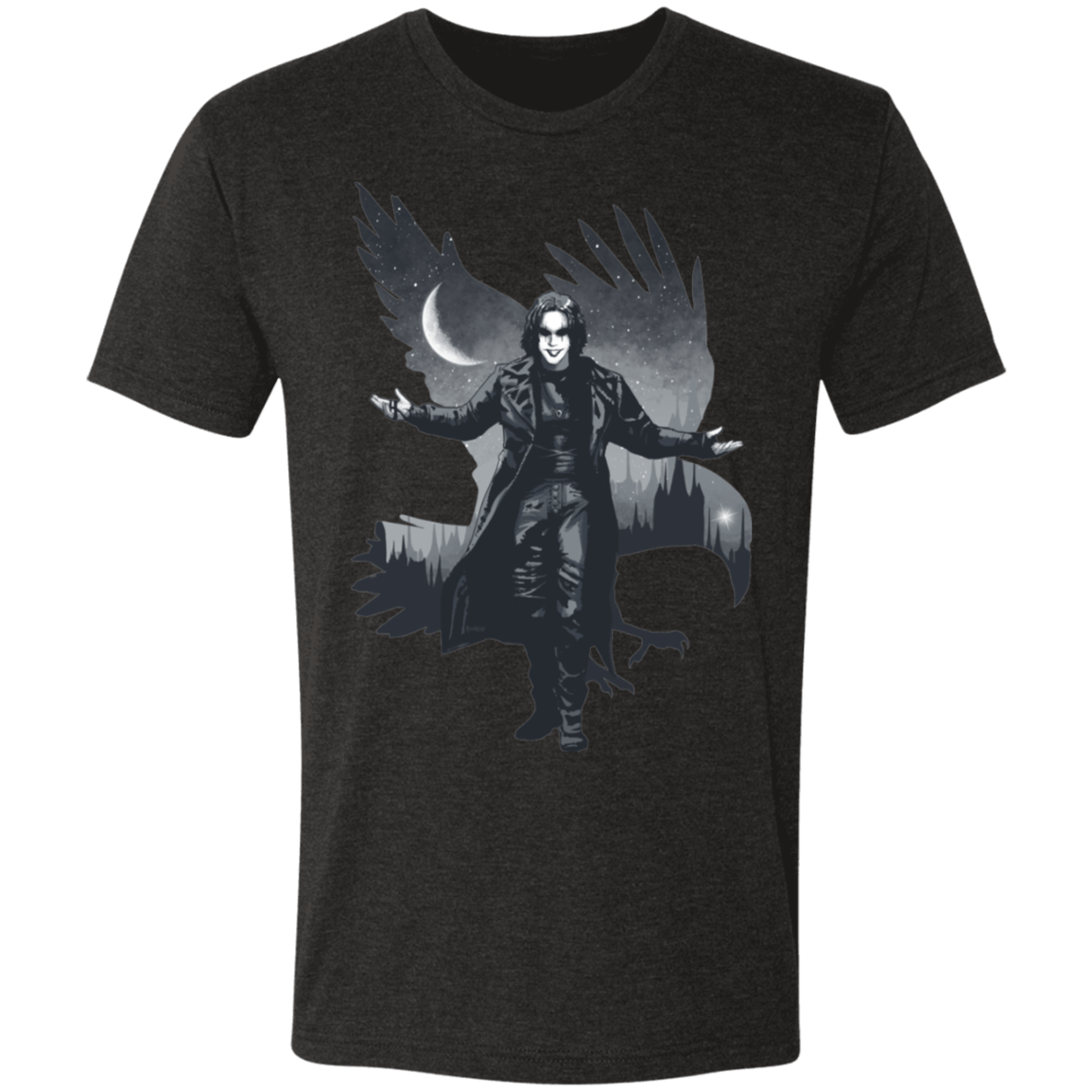 T-Shirts Vintage Black / S Crow City Men's Triblend T-Shirt