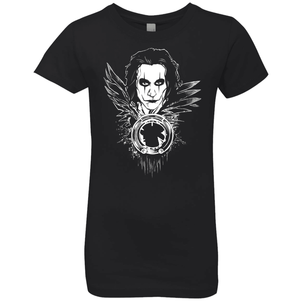 T-Shirts Black / YXS Crow Face Girls Premium T-Shirt
