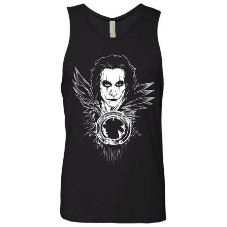 T-Shirts Black / Small Crow Face Men's Premium Tank Top