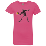 T-Shirts Hot Pink / YXS Crown Thrower Girls Premium T-Shirt