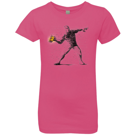 T-Shirts Hot Pink / YXS Crown Thrower Girls Premium T-Shirt