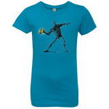 T-Shirts Turquoise / YXS Crown Thrower Girls Premium T-Shirt