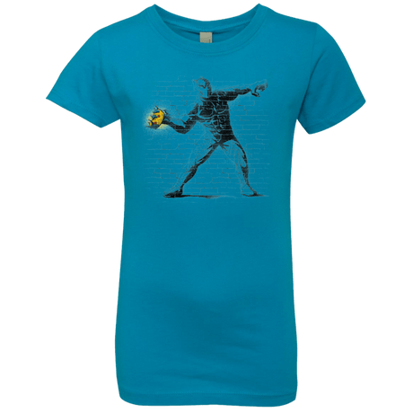 T-Shirts Turquoise / YXS Crown Thrower Girls Premium T-Shirt