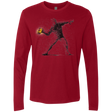 T-Shirts Cardinal / Small Crown Thrower Men's Premium Long Sleeve