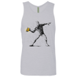 T-Shirts Heather Grey / Small Crown Thrower Men's Premium Tank Top