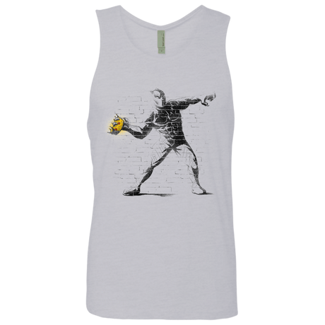 T-Shirts Heather Grey / Small Crown Thrower Men's Premium Tank Top