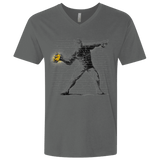 T-Shirts Heavy Metal / X-Small Crown Thrower Men's Premium V-Neck