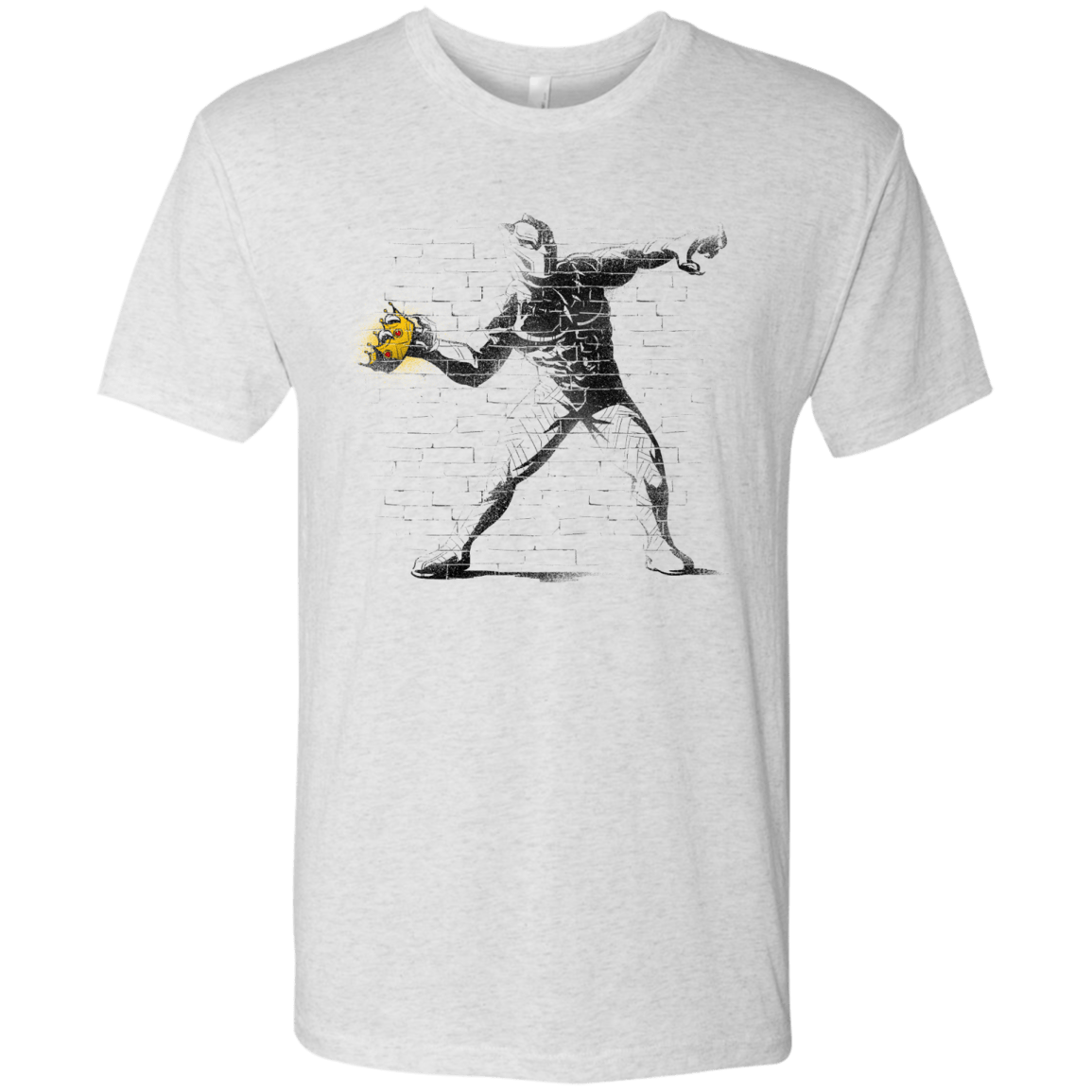 T-Shirts Heather White / Small Crown Thrower Men's Triblend T-Shirt