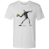 T-Shirts Heather White / Small Crown Thrower Men's Triblend T-Shirt