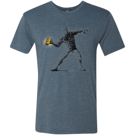 T-Shirts Indigo / Small Crown Thrower Men's Triblend T-Shirt