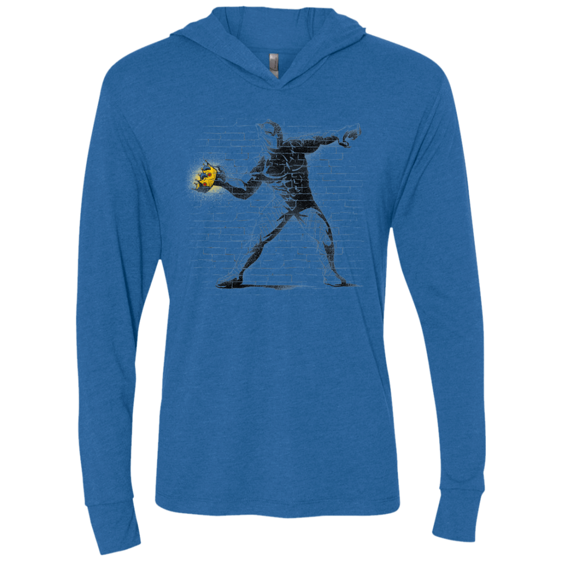 T-Shirts Vintage Royal / X-Small Crown Thrower Triblend Long Sleeve Hoodie Tee