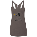 T-Shirts Macchiato / X-Small Crown Thrower Women's Triblend Racerback Tank