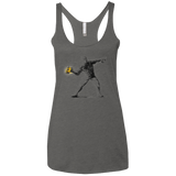 T-Shirts Premium Heather / X-Small Crown Thrower Women's Triblend Racerback Tank