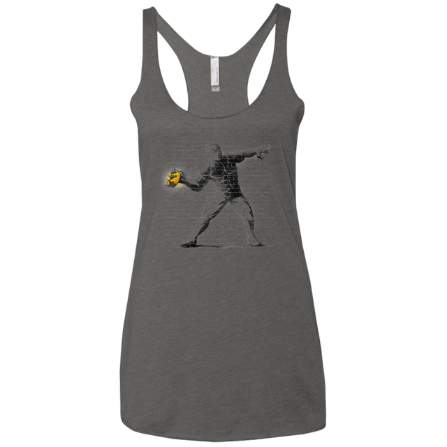 T-Shirts Premium Heather / X-Small Crown Thrower Women's Triblend Racerback Tank