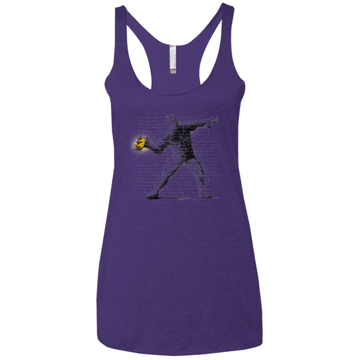 T-Shirts Purple Rush / X-Small Crown Thrower Women's Triblend Racerback Tank