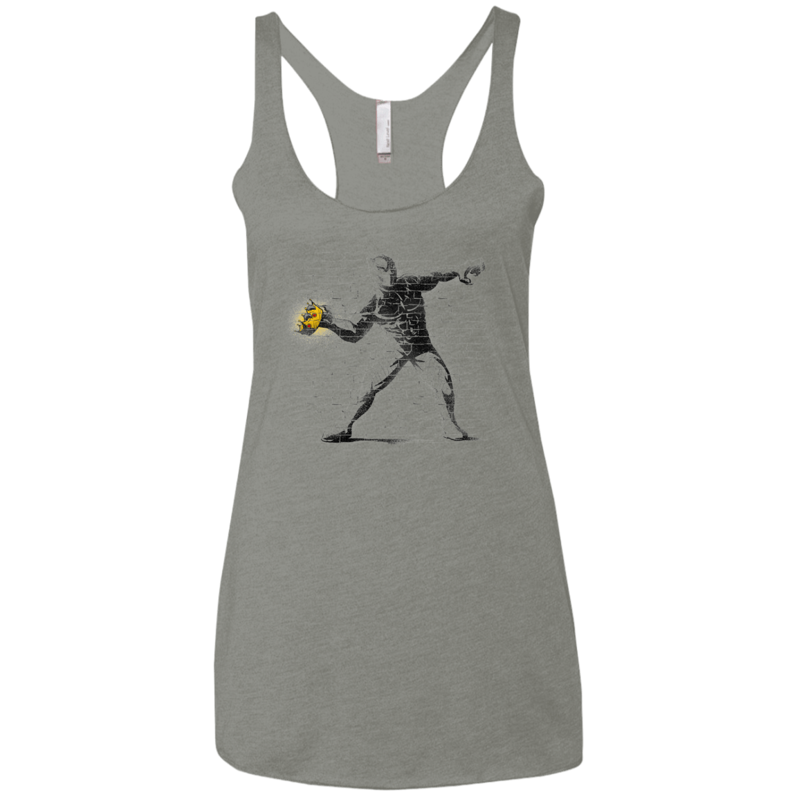 T-Shirts Venetian Grey / X-Small Crown Thrower Women's Triblend Racerback Tank